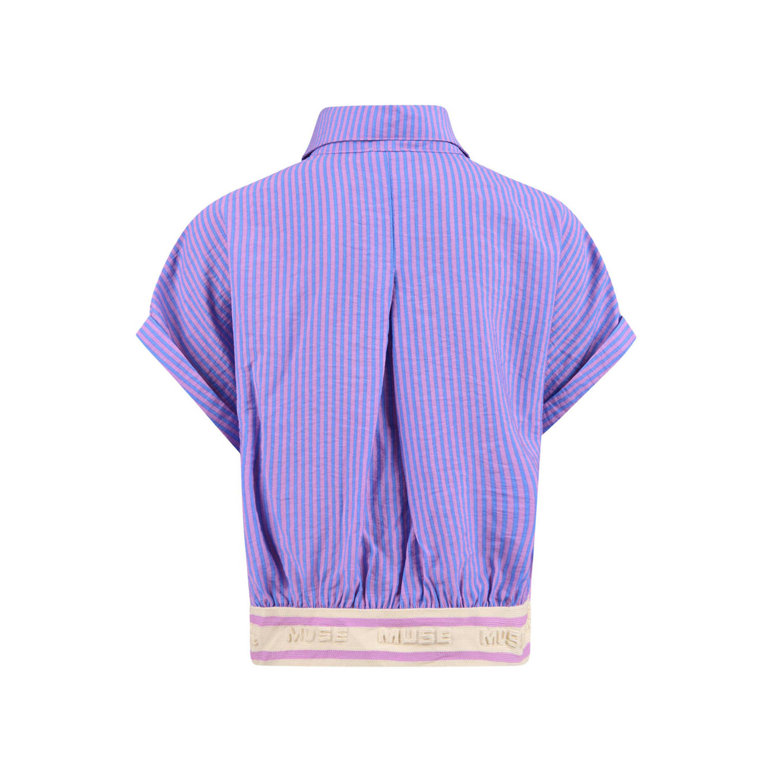 Shoeby gestreepte blouse paars