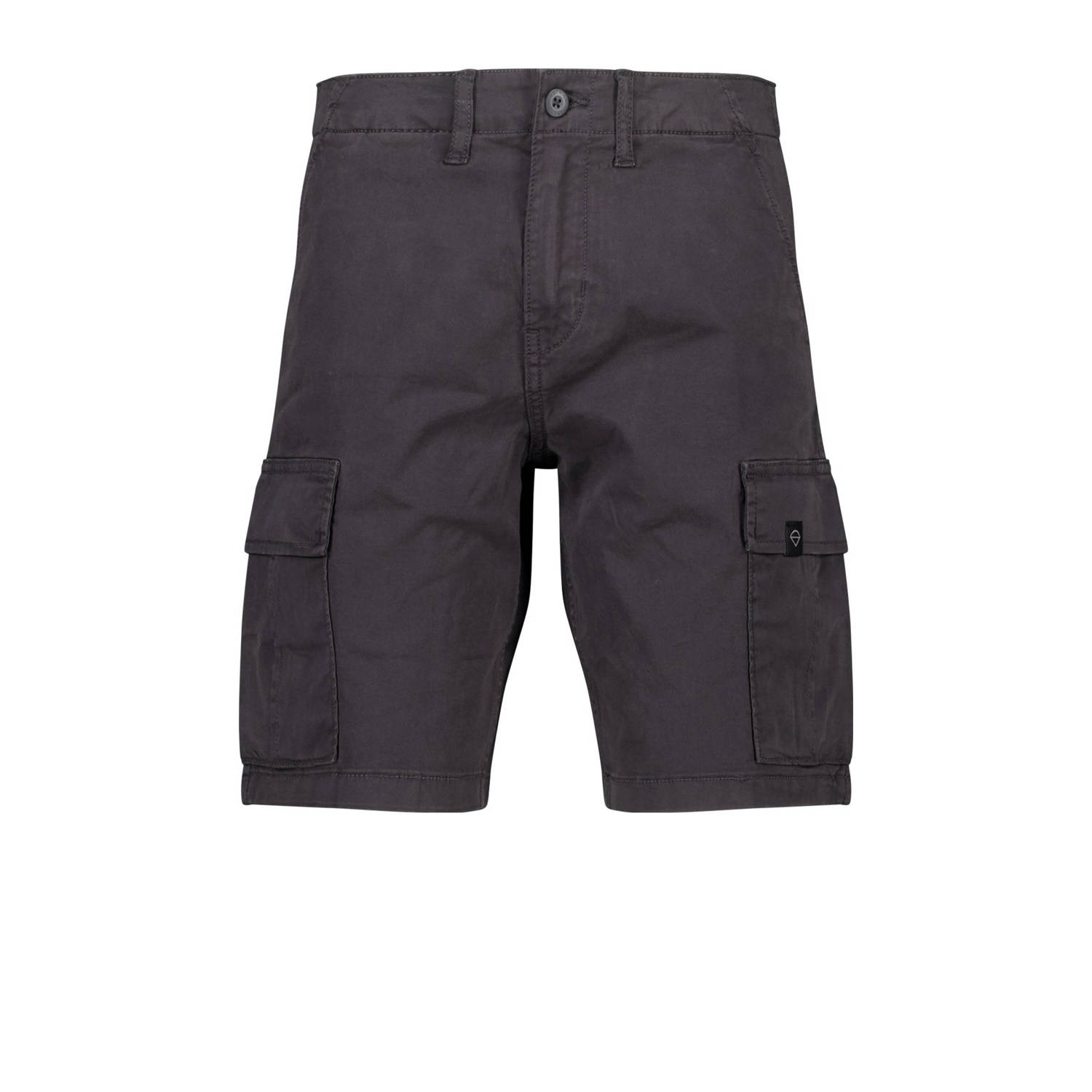 America Today cargo short zwart Korte broek Jongens Stretchkatoen Effen 122 128