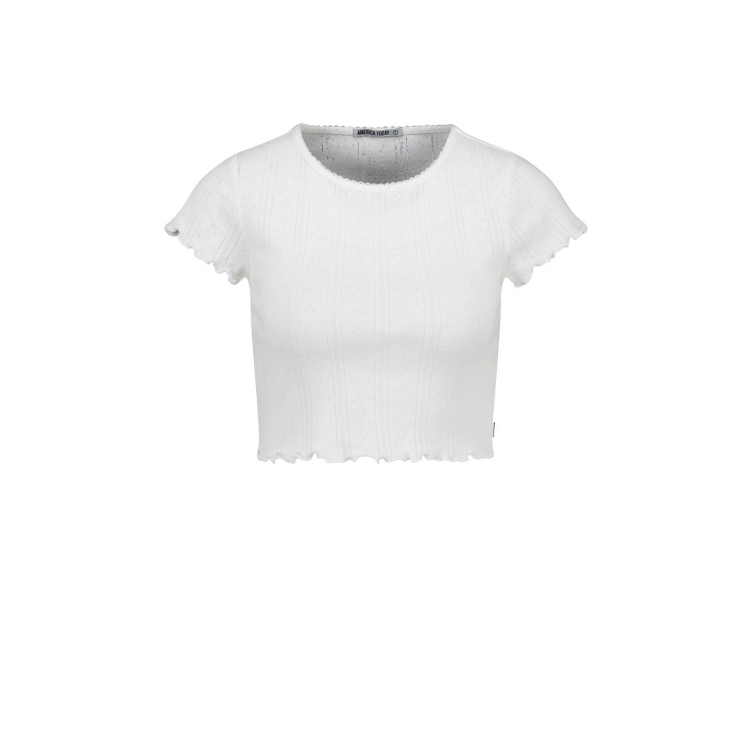 America Today crop top Leandra ecru