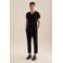 Seidensticker slim T-shirt zwart