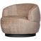 WOOOD WOOOD Woolly Draaifauteuil - Chenille - Zand - 71x84x88