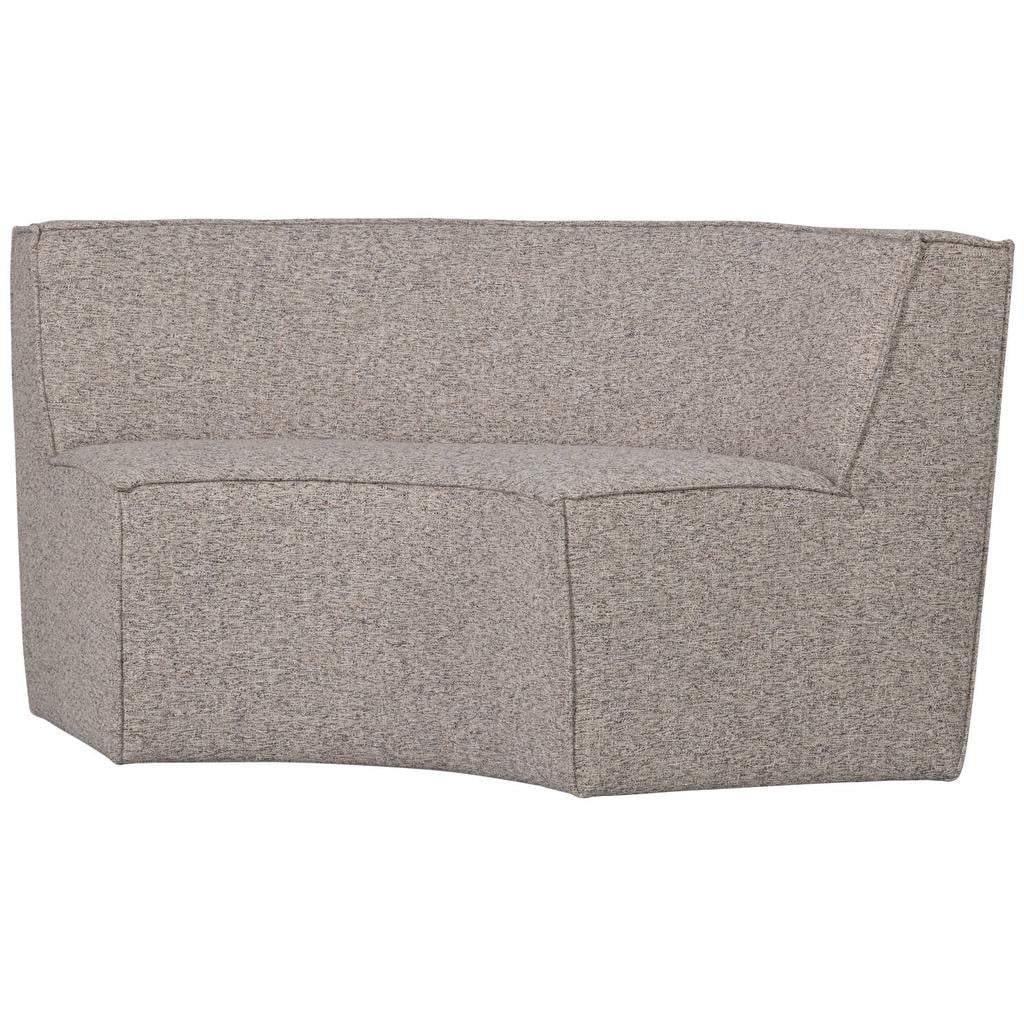 WOOOD WOOOD Europa 2-Zits Eetbank - Geweven Stof - Zand - 85x131x131