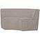 WOOOD WOOOD Europa 2-Zits Eetbank - Geweven Stof - Zand - 85x131x131