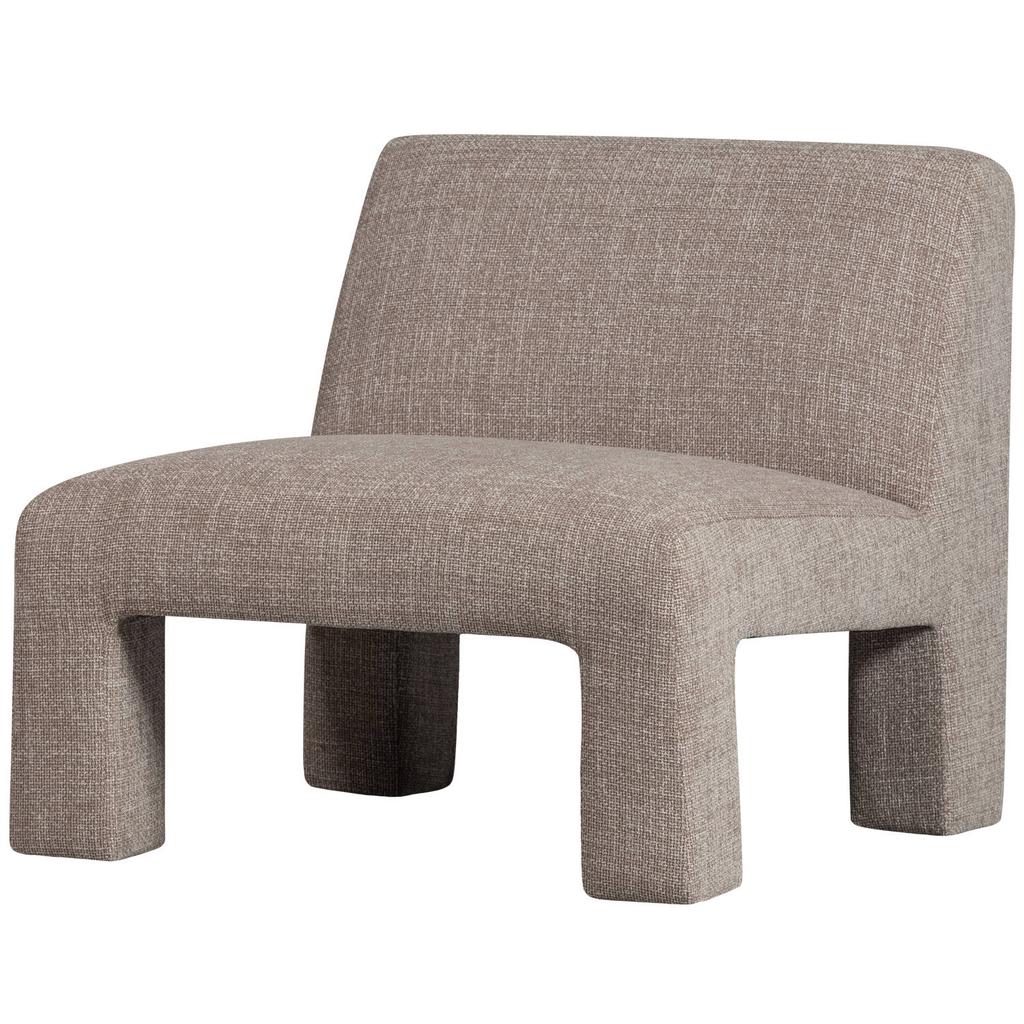 WOOOD WOOOD Lavid Fauteuil - Polyester - Naturel - 73x74x84