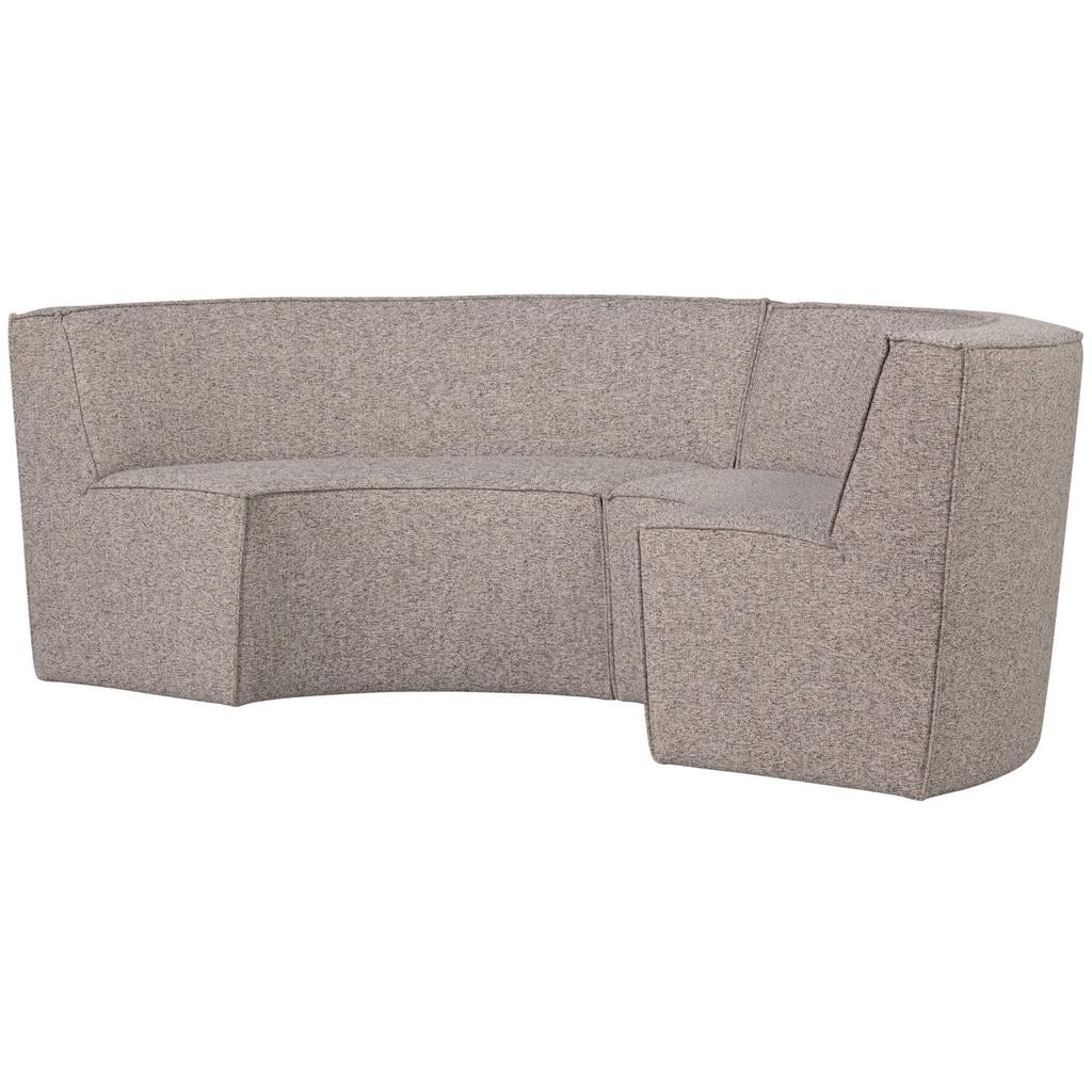 WOOOD Europa 4-Zits Eetbank - Polyester - Zand - 85x372x93