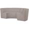 WOOOD WOOOD Europa 4-Zits Eetbank - Polyester - Zand - 85x372x93