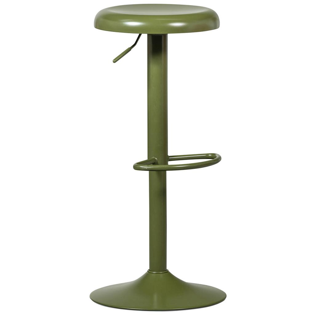 WOOOD WOOOD Isaac Barkruk - Metaal - Warm Groen - 81x39x39