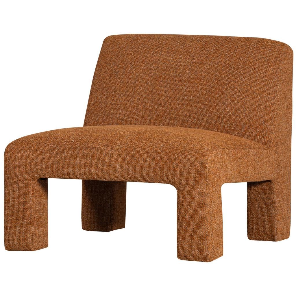WOOOD Lavid Fauteuil - Polyester - Ginger - 73x74x84