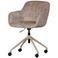 WOOOD WOOOD Morros Bureaustoel - Polyester - Taupe - 88x57x60