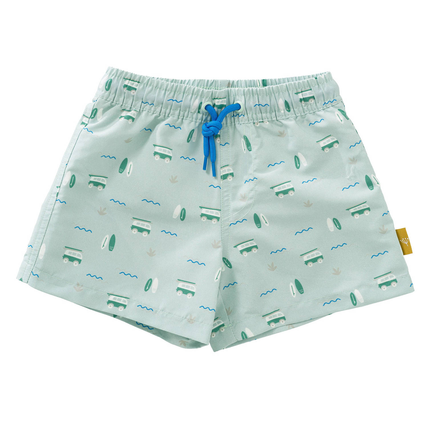 Fresk zwemshort met all over print mintgroen Jongens Polyamide All over print 110 116