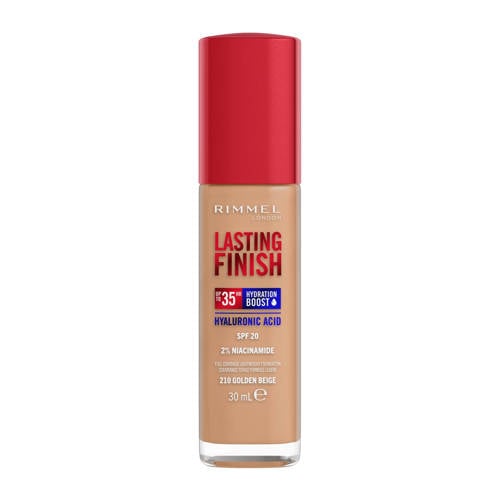 Wehkamp Rimmel London Lasting Finish 35HR foundation - 210 Golden Beige aanbieding