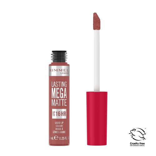 Wehkamp Rimmel London Lasting Mega Matte Liquid Lip lipgloss - 200 Pink Blink  aanbieding