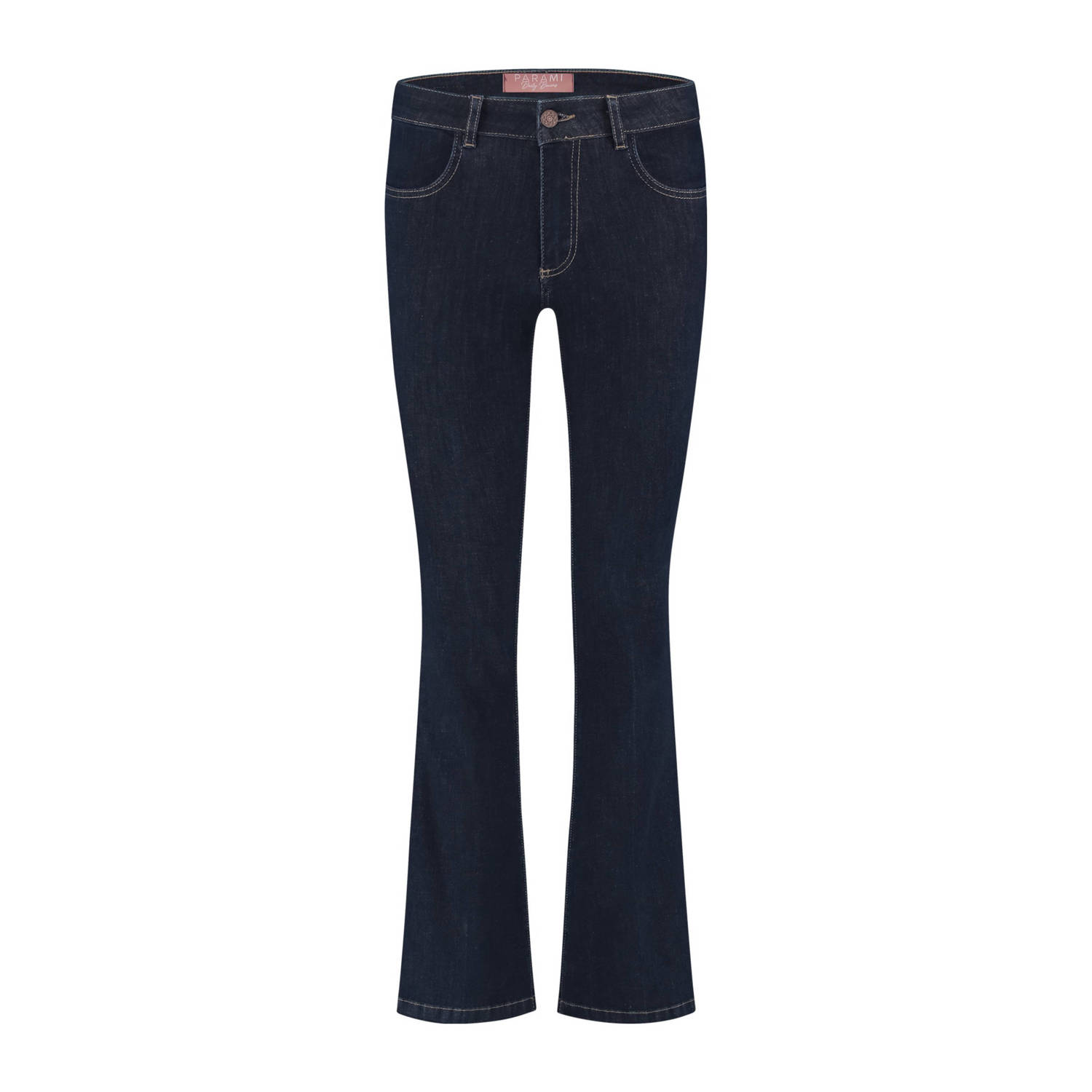 Para Mi high waist flared jeans Jade dark blue denim