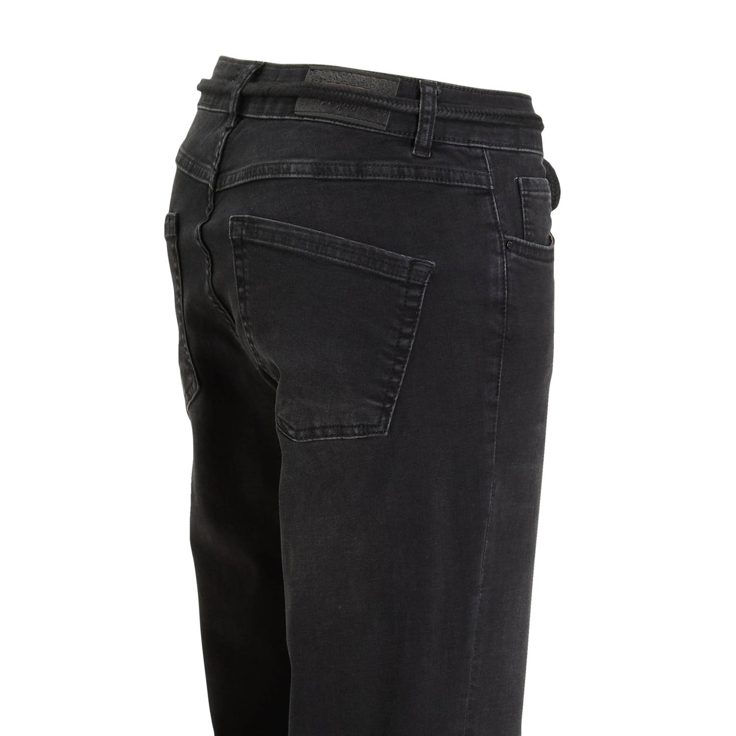 Para Mi high waist loose jeans Bobby black denim