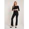 Para Mi high waist flared jeans Jade black denim