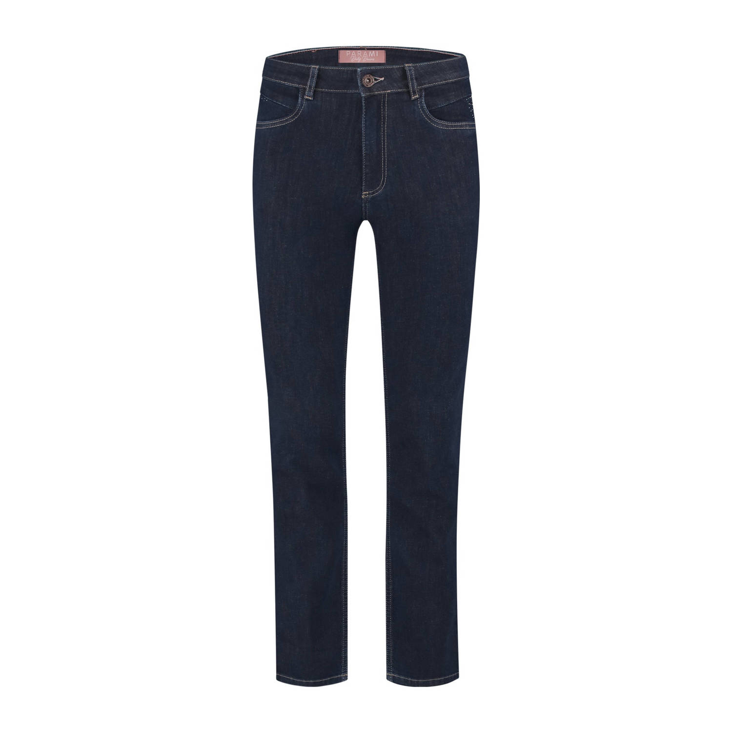 Para Mi high waist slim fit jeans Angie Fancy dark blue denim