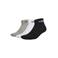 adidas Performance sportsokken - grijs/zwart/wit (set van 3)
