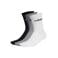 adidas Sportswear sportsokken - zwart/grijs/wit (set van 3)
