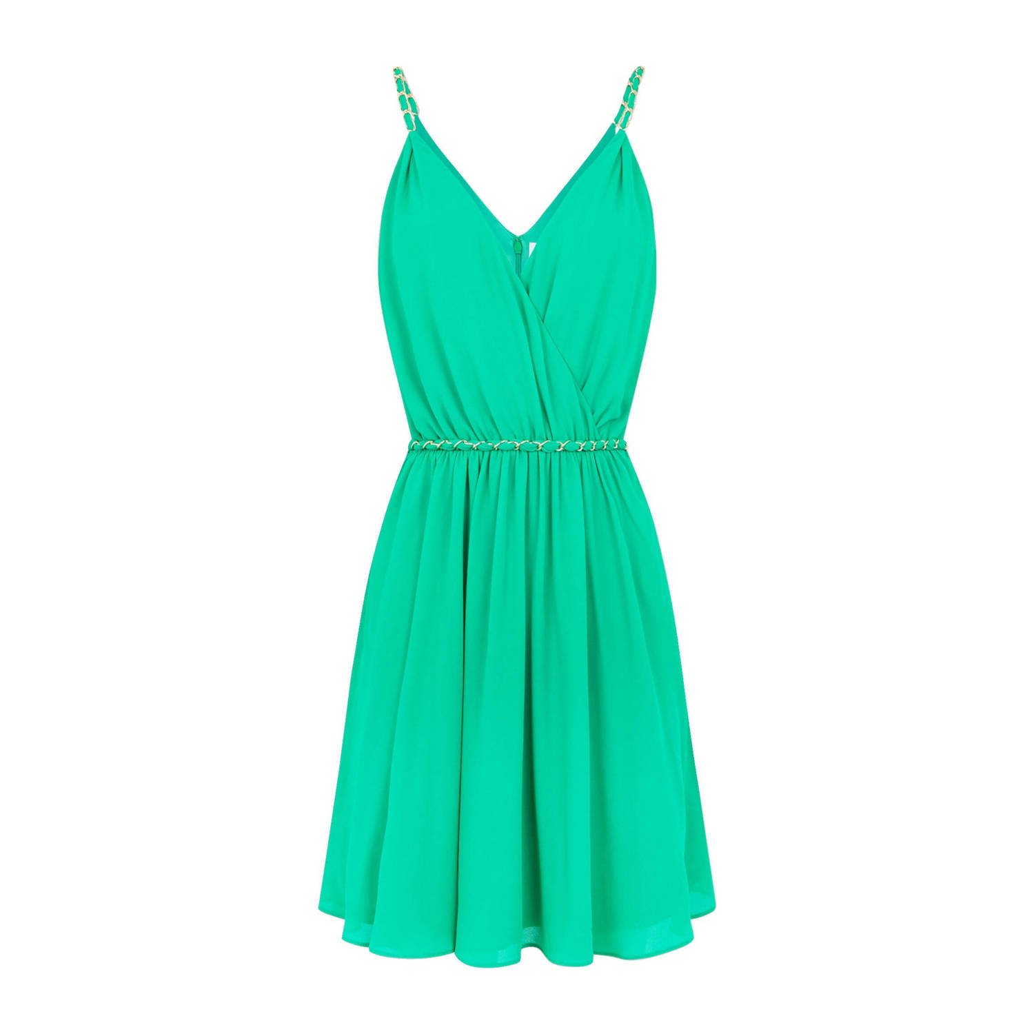 Morgan A-lijn jurk groen