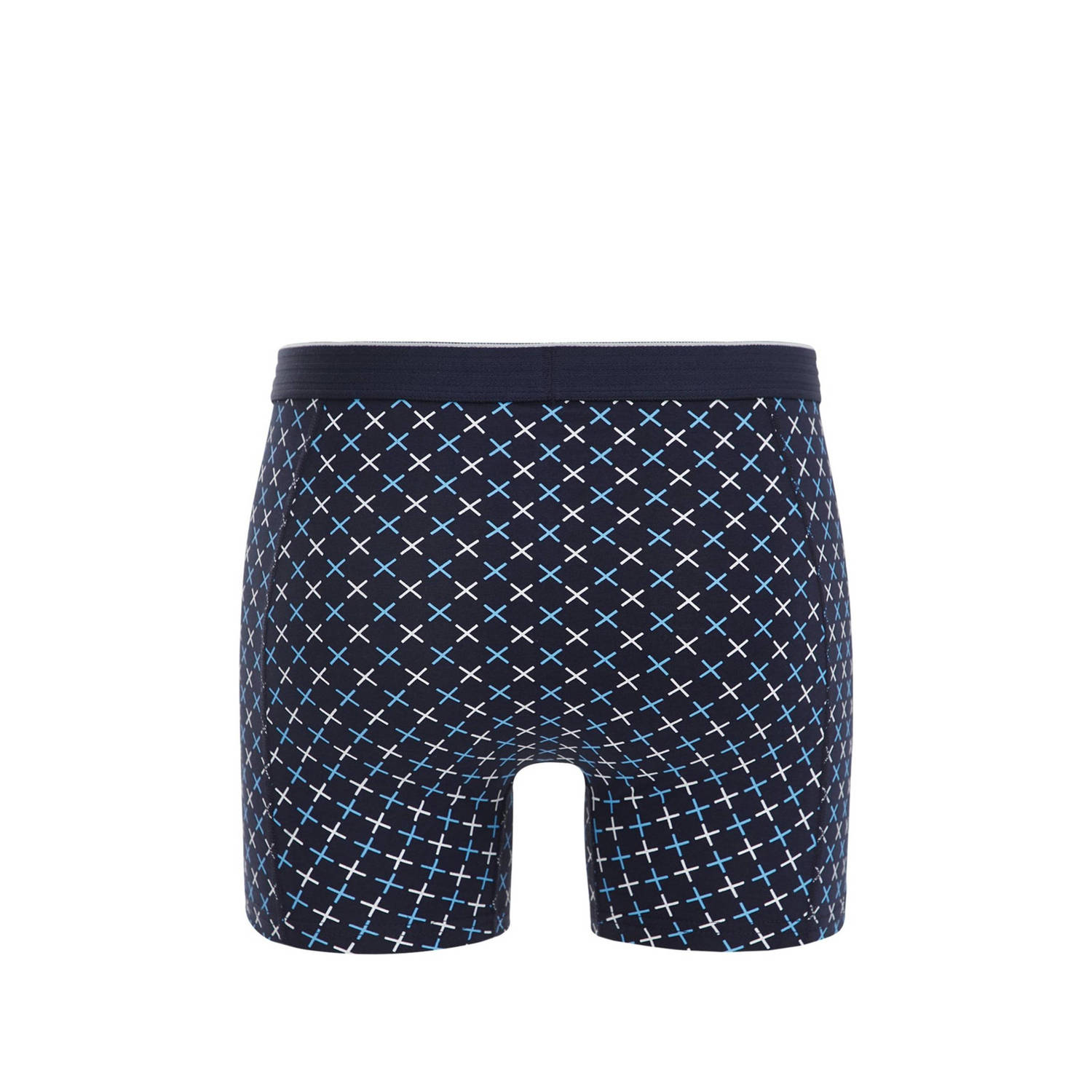 WE Fashion boxershort donkerblauw