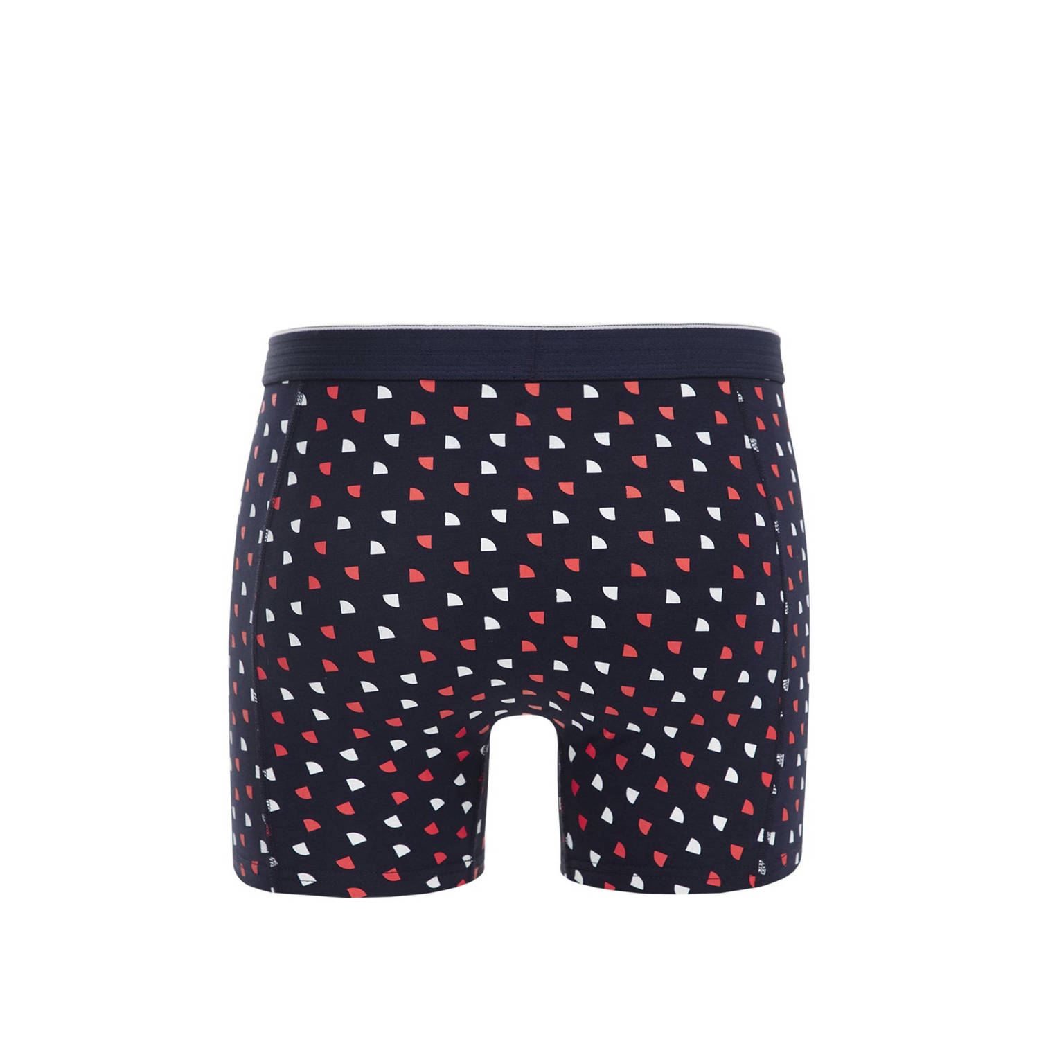 WE Fashion boxershort donkerblauw rood wit