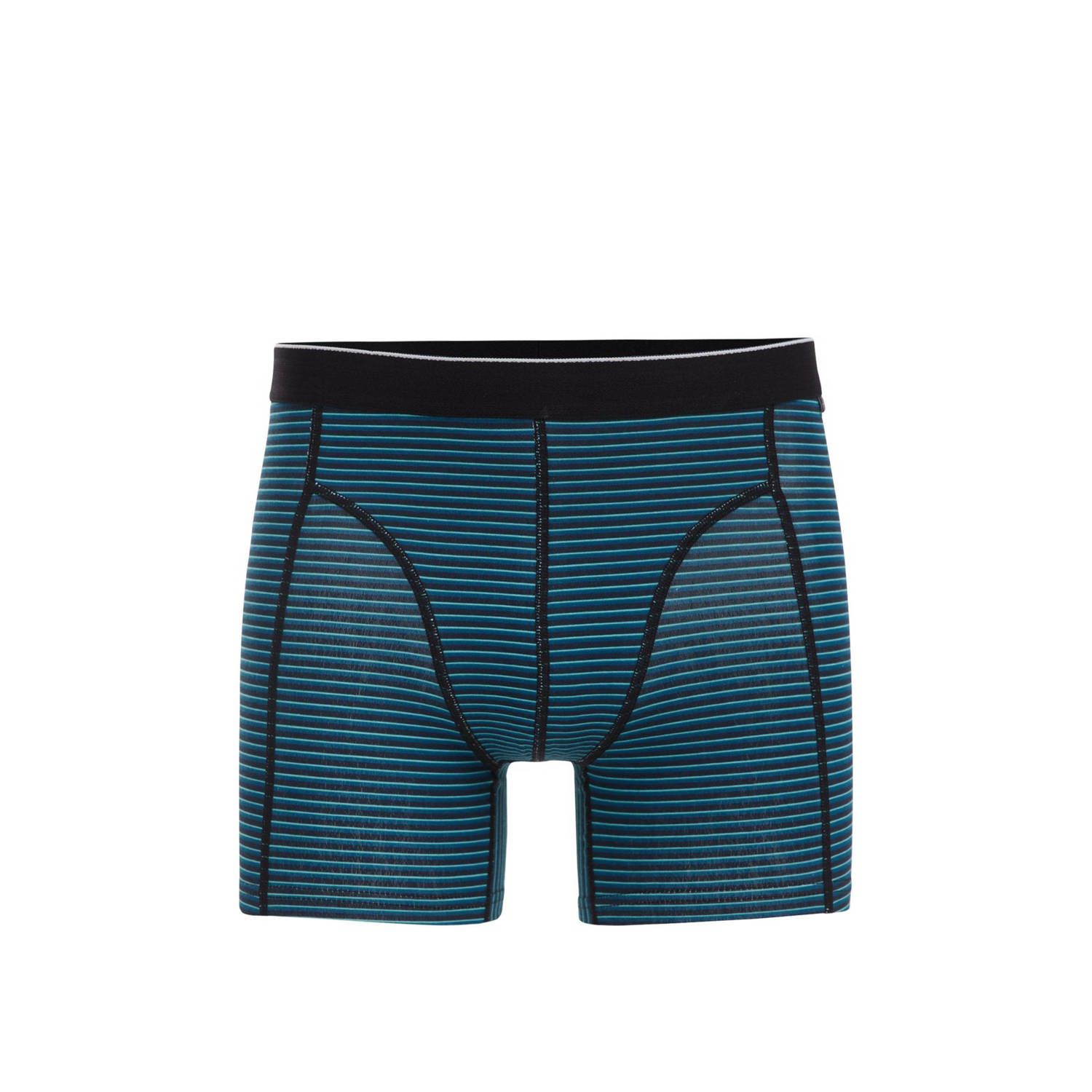 WE Fashion boxershort petrol donkerblauw