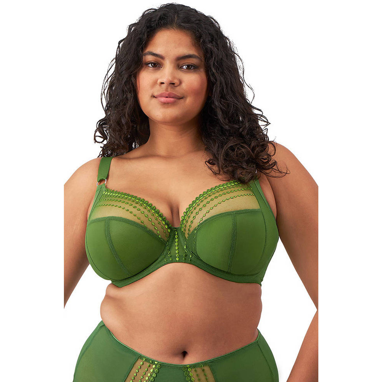 Elomi niet-voorgevormde beugelbh Matilda groen