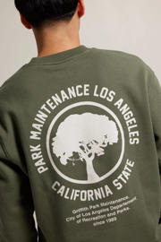 thumbnail: America Today sweater Stevie met backprint olive