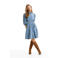 Anytime denim overhemdjurk blauw
