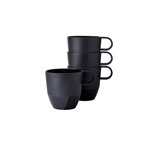 Mepal Silueta mok (set van 4) - Nordic Black