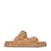 Poelman suède slippers camel