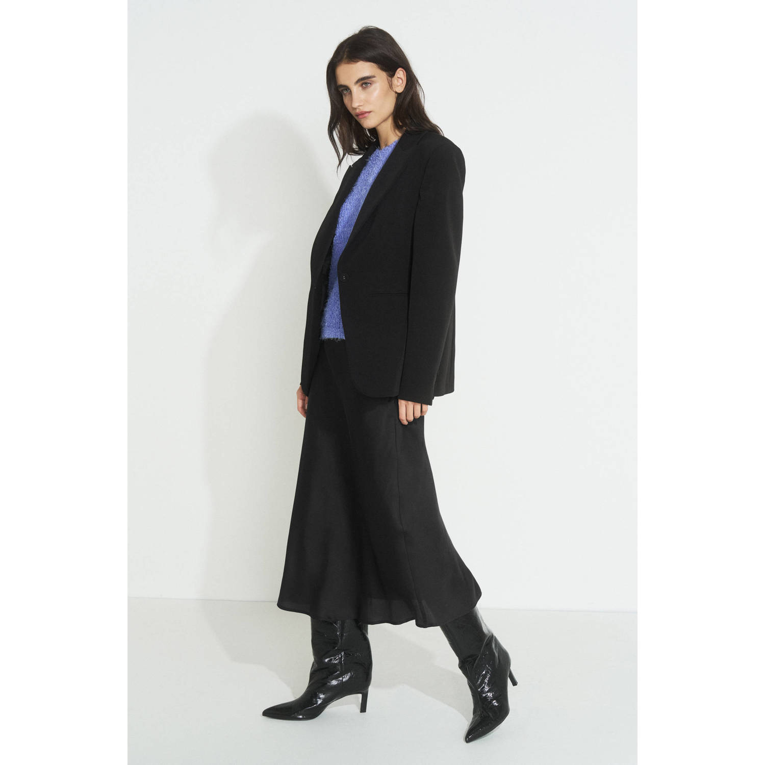 Ruby getailleerde blazer zwart