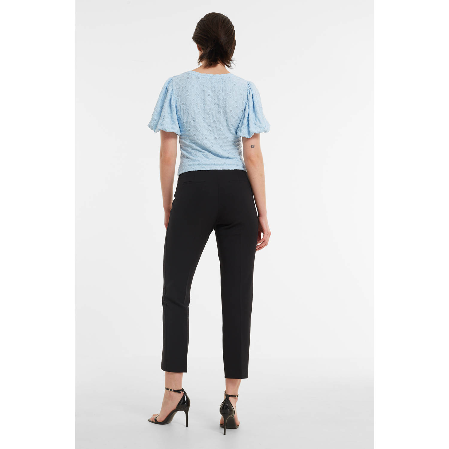 Ruby tapered fit pantalon zwart