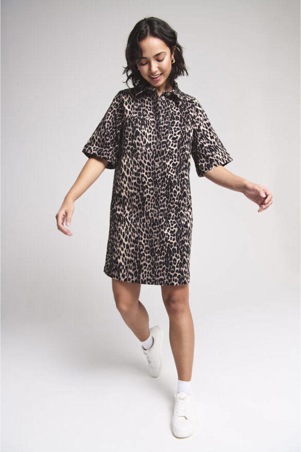 zara panterprint jurk