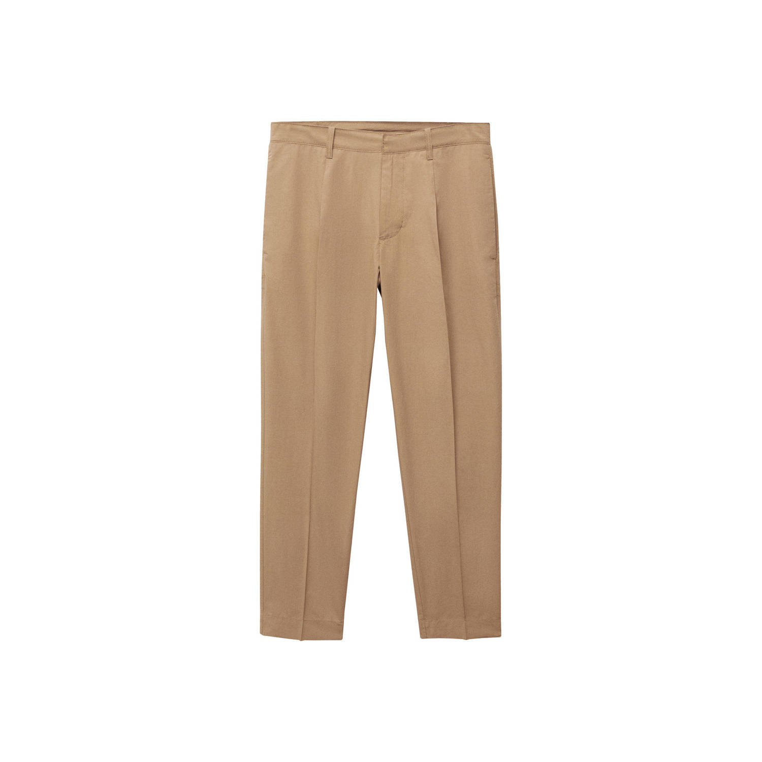 Mango Man slim fit pantalon beige