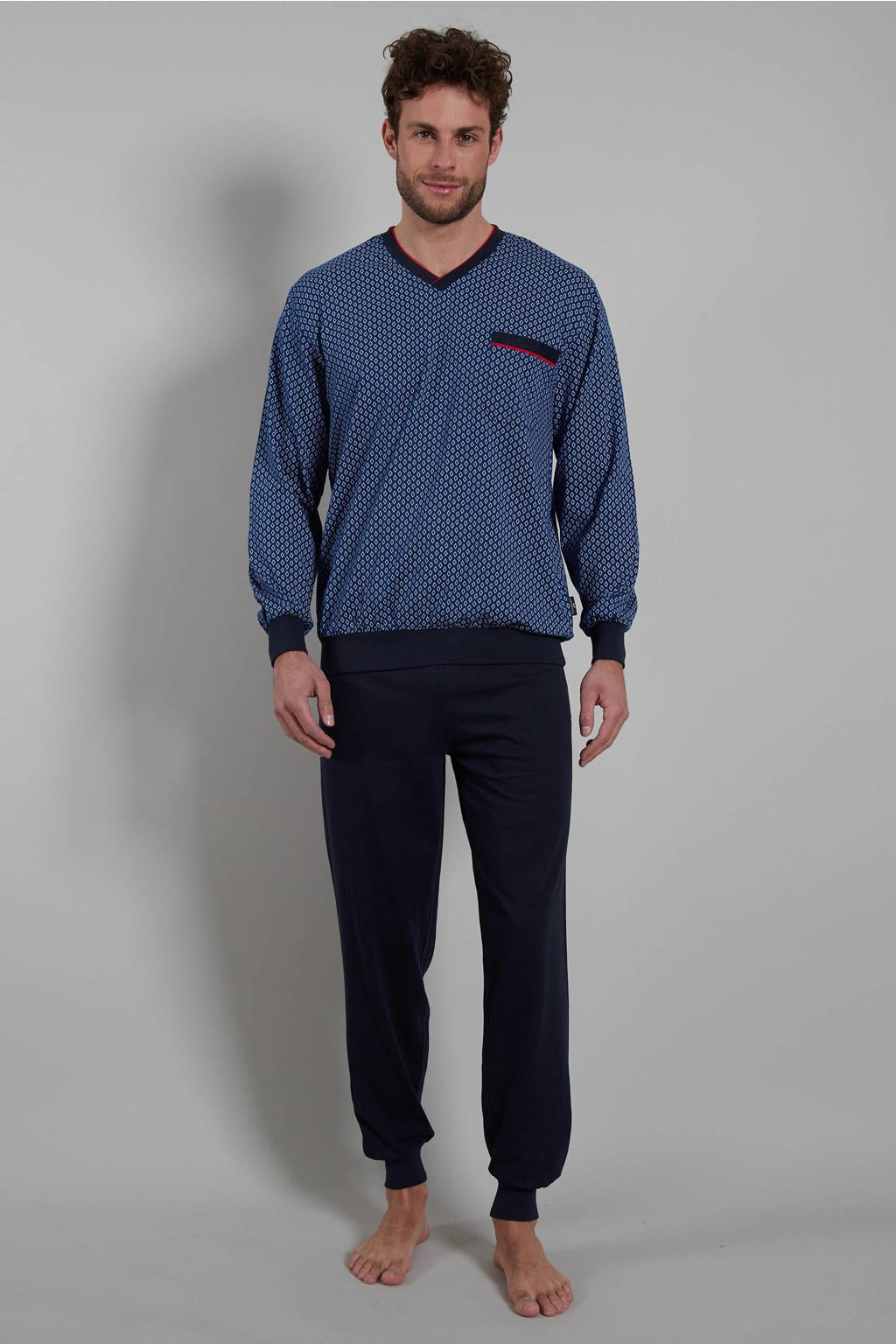 Götzburg pyjama set blauw/donkerblauw