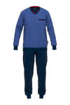 Blauw/donkerblauw