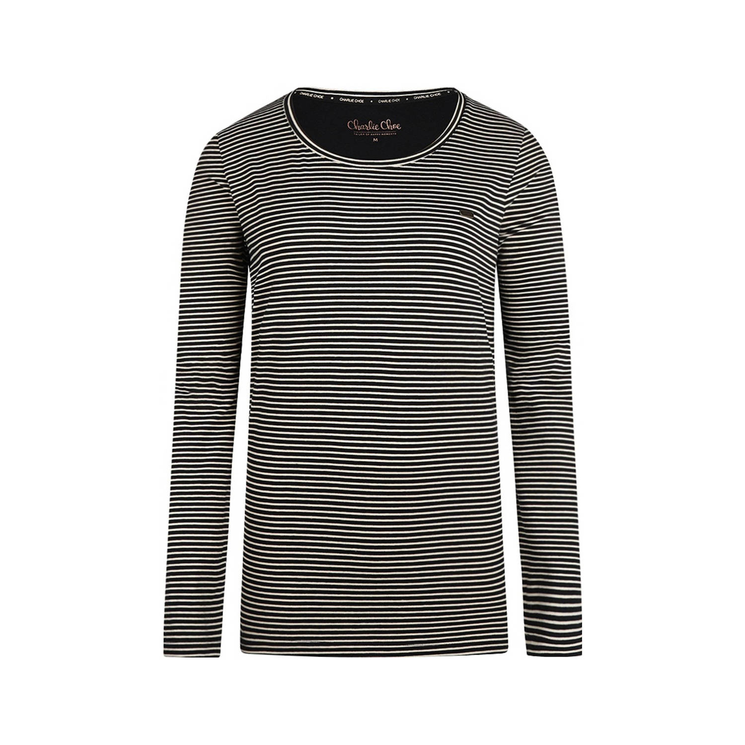 Charlie Choe pyjamatop zwart wit