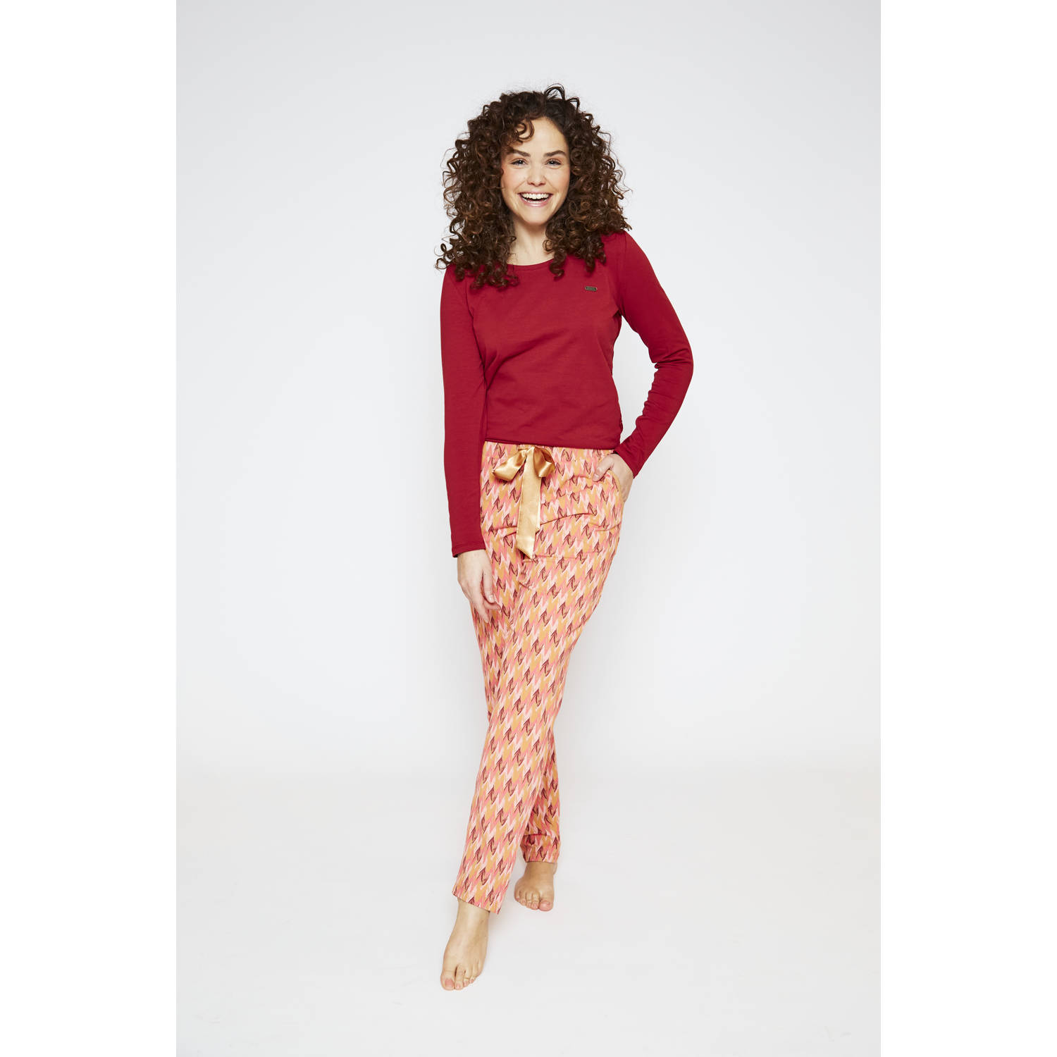 Charlie Choe pyjamatop rood