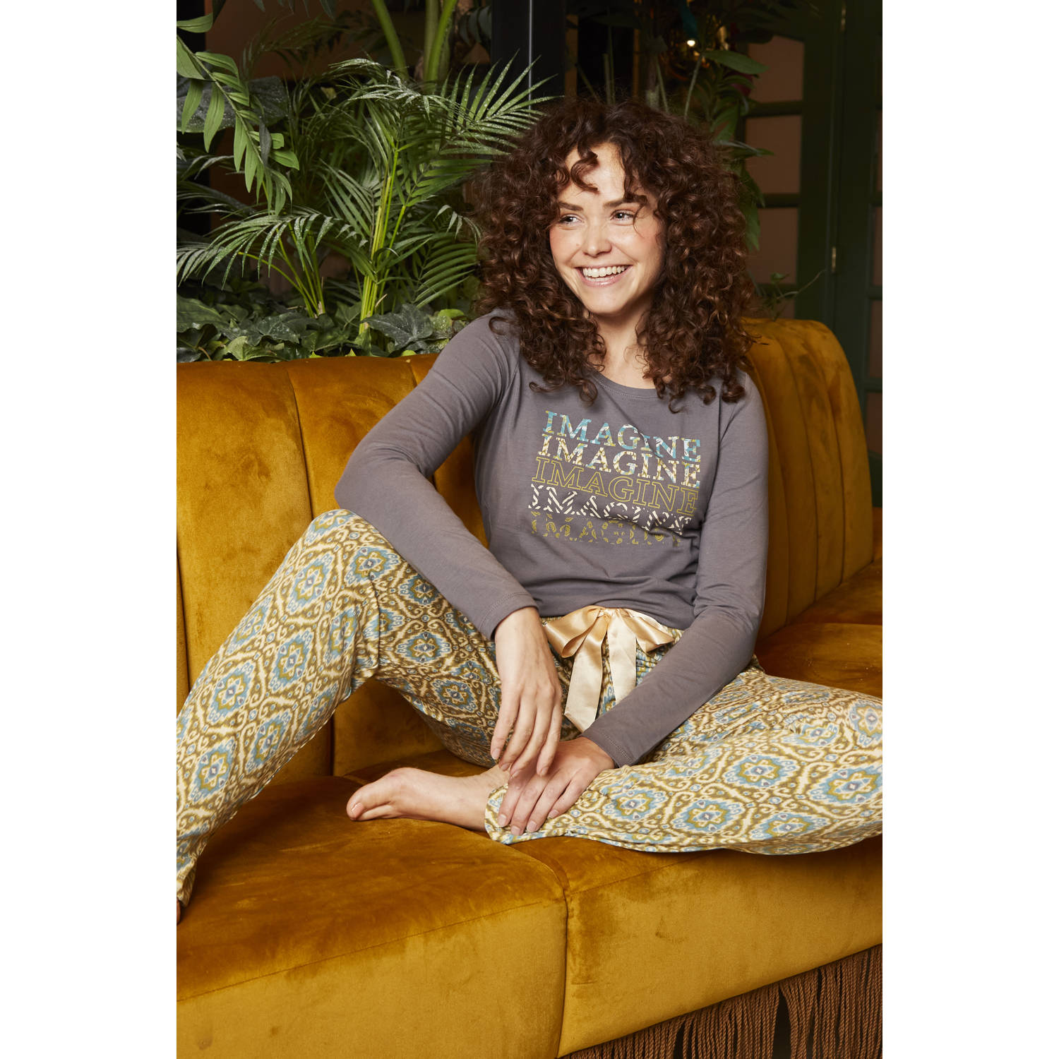 Charlie Choe pyjamatop grijs