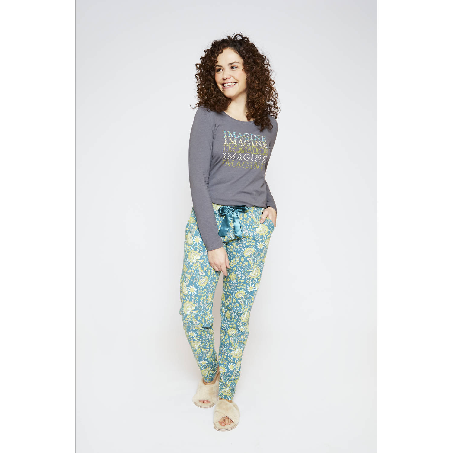 Charlie Choe pyjamatop grijs