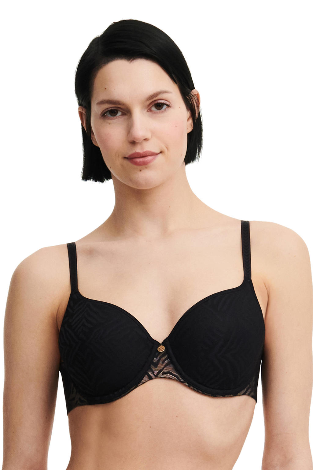 Chantelle voorgevormde beugelbh Graphic Allure zwart