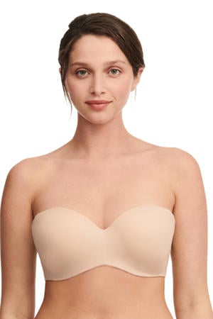 strapless voorgevormde beugelbh Norah lichtbeige
