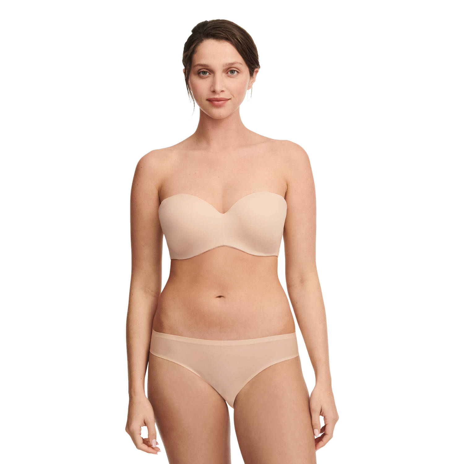 Chantelle EasyFeel strapless voorgevormde beugelbh Norah lichtbeige