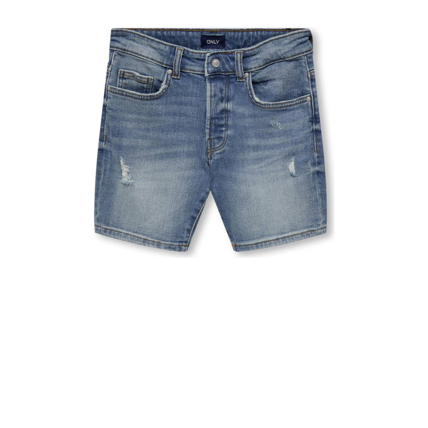 Only KIDS BOY denim short KOBDEDGE light blue denim Korte broek Blauw Jongens Stretchdenim 128