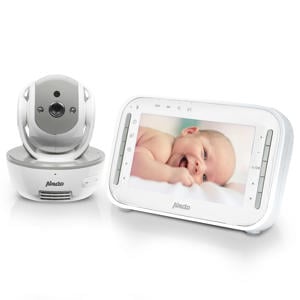 BW600 DVM200MGS babyfoon met camera en 4.3" kleurenscherm, wit/grijs