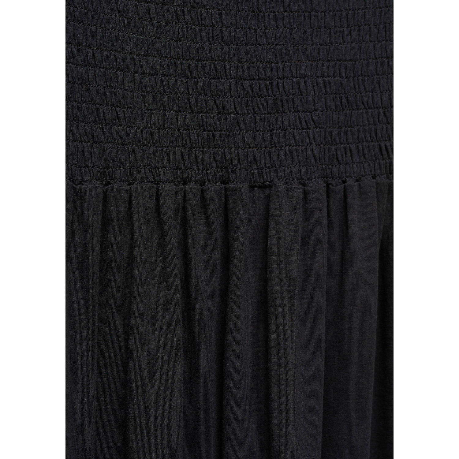 Mango Kids off shoulder maxi jurk zwart