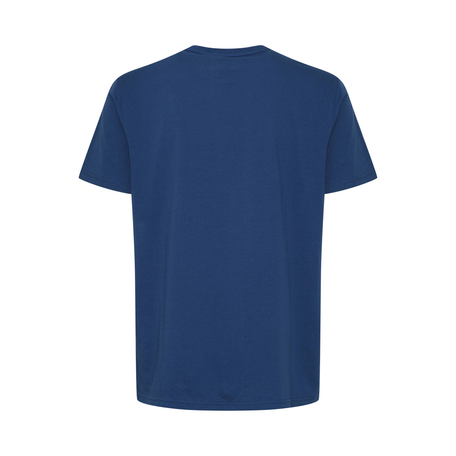 Blend T-shirt met printopdruk navy peony