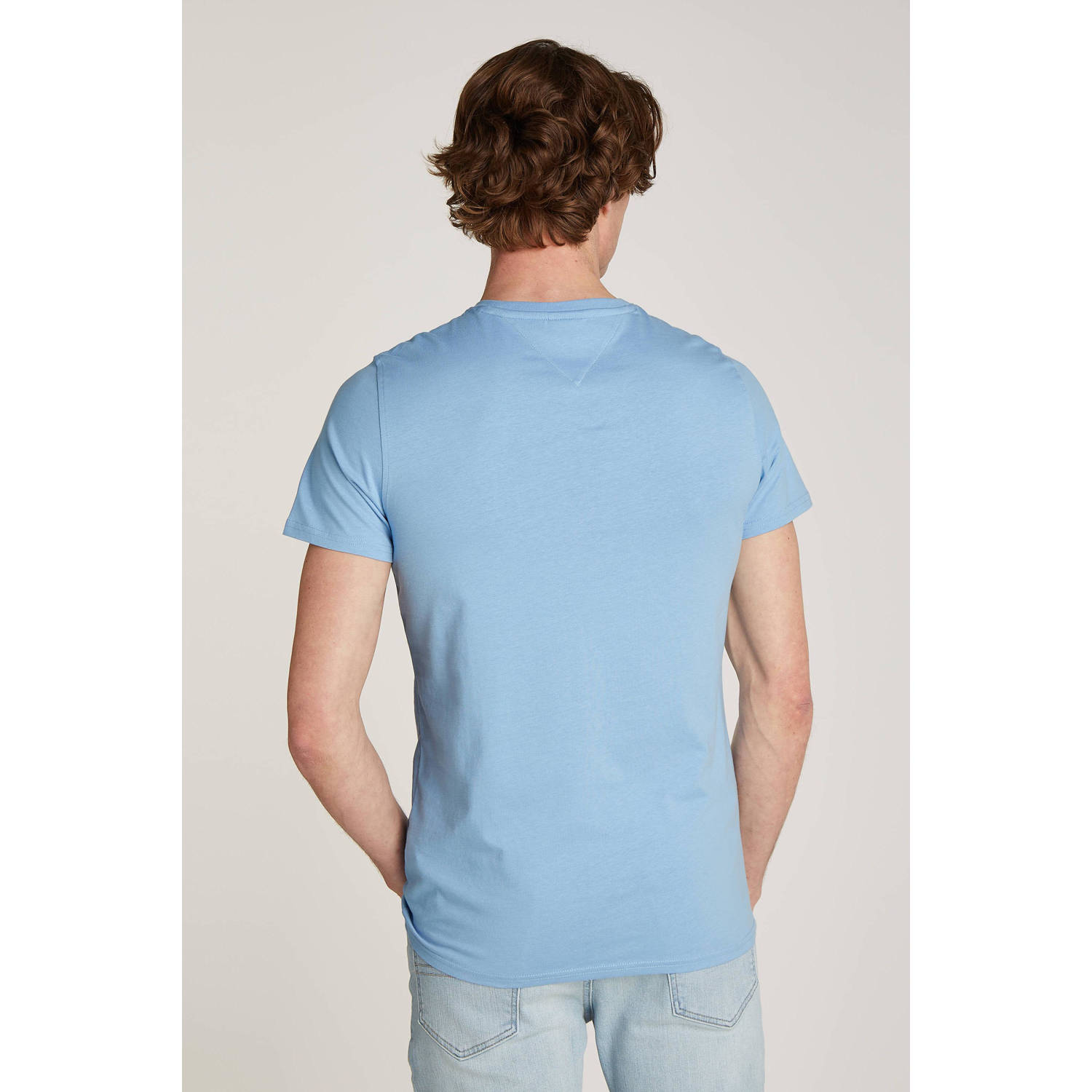 Tommy Jeans slim fit T-shirt westside blue