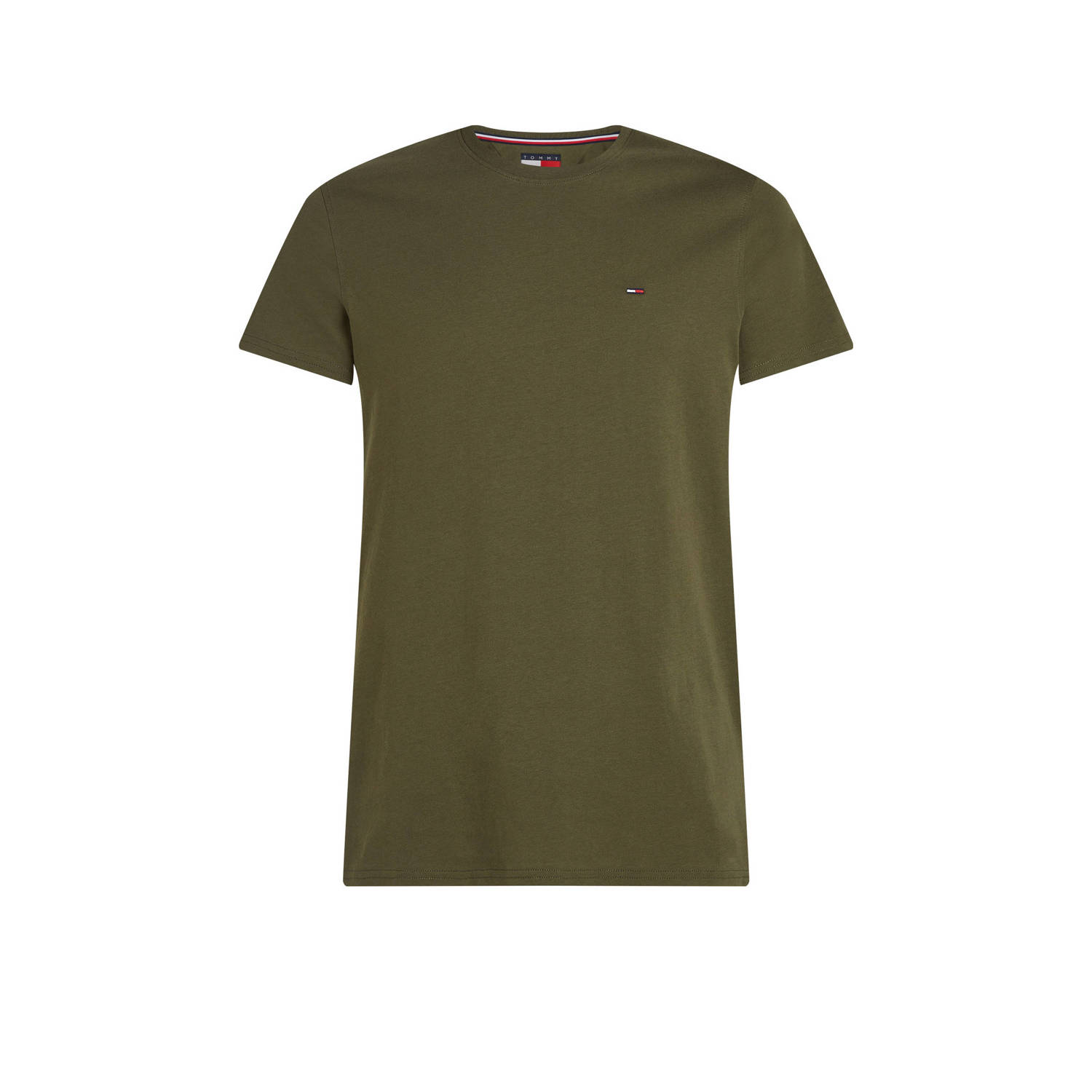Tommy Jeans slim fit T-shirt fatigue green